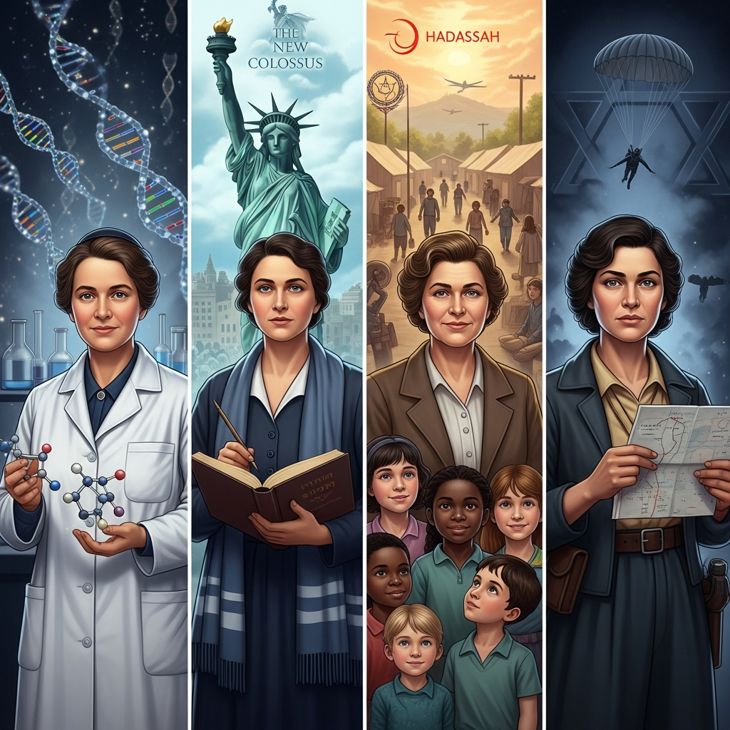 Four Jewish women icons art